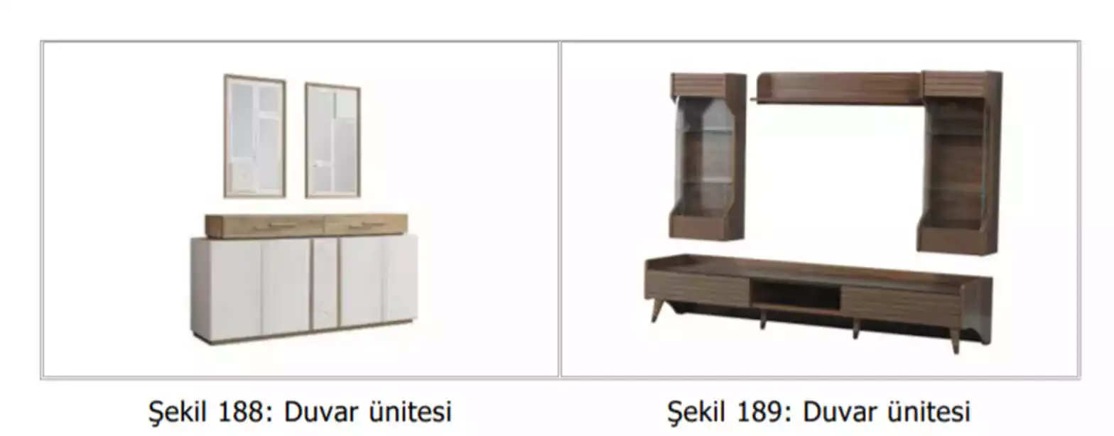 örnek mobilya duvar ünitesi-Kayseri Patent